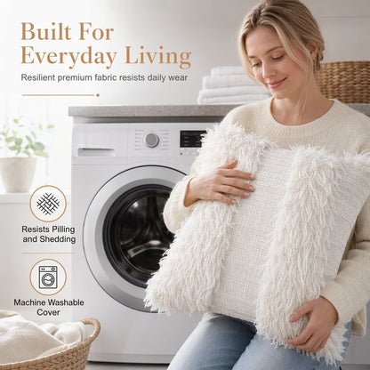 Velvasea Cushion Cover — Sink Into Plush Serenity