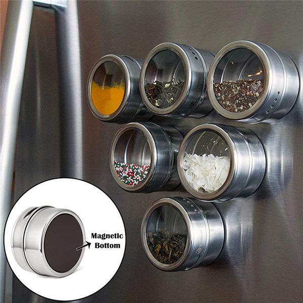 SpiceMag Pro - Magnetic Spice Jar Set | 50% OFF