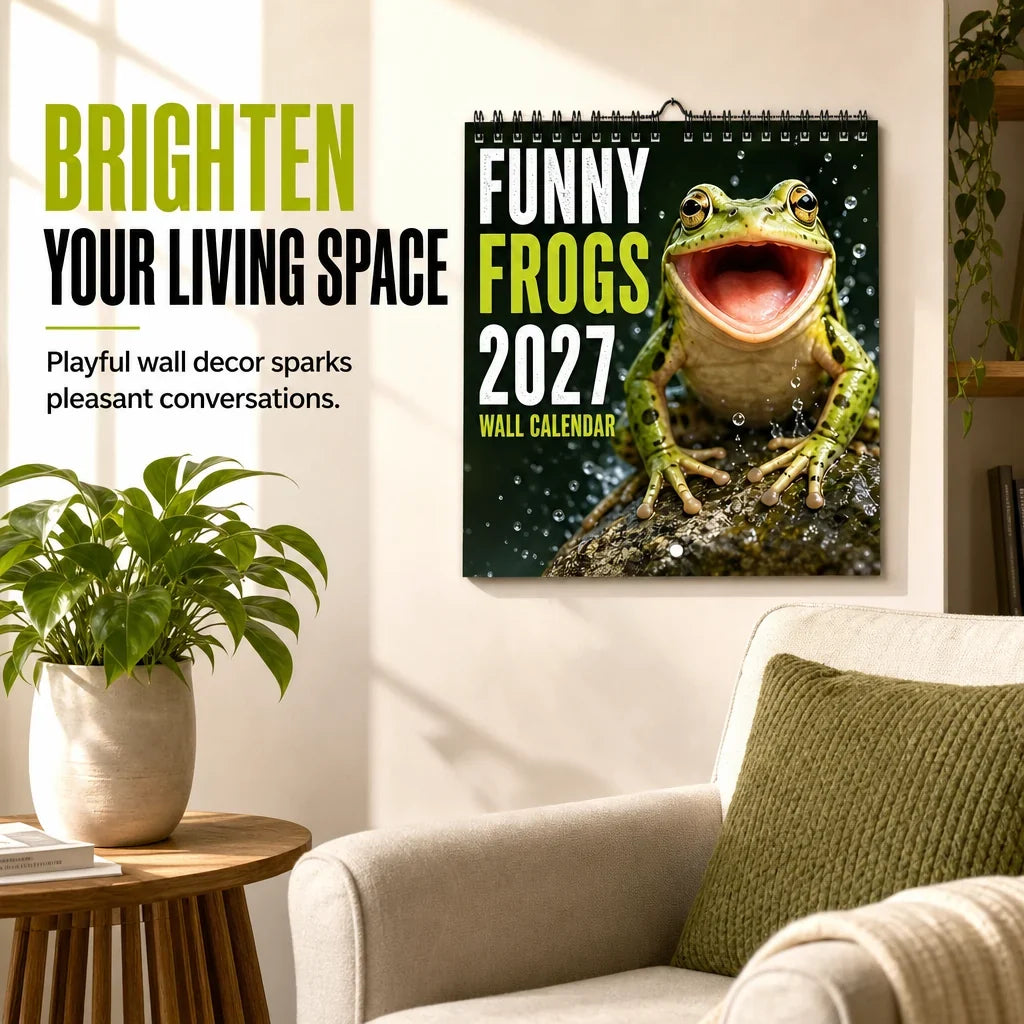 LeapLuxe 2027 Water Calendar — Brighten Every Day