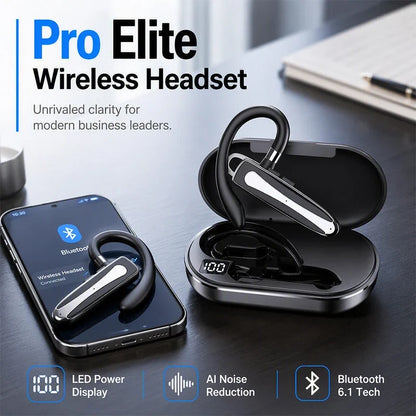 PulseWave Bluetooth Headset — Clear Calls, Effortless Comfort