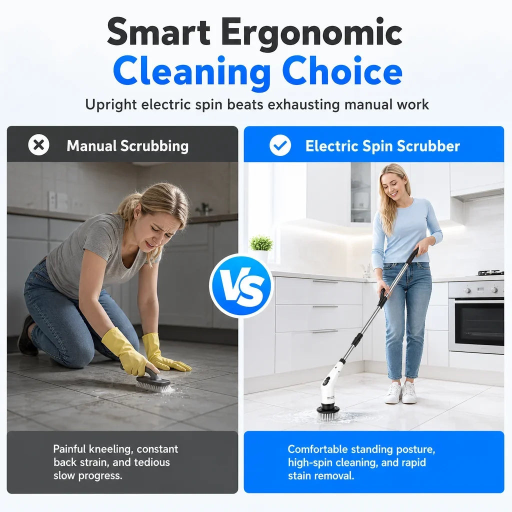 SpinScrub — Electric Spin Cleaning Brush | 50% OFF