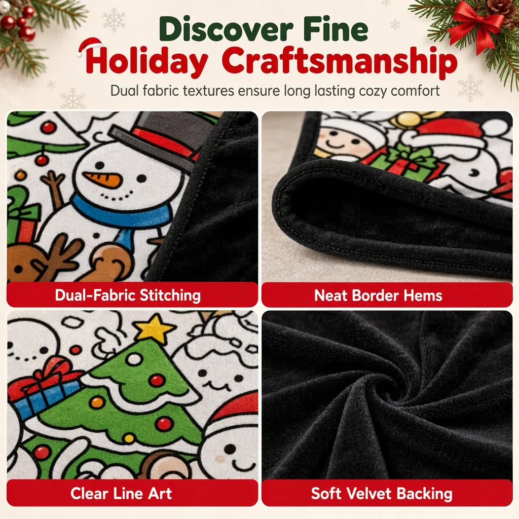 MerryMuse Coloring Blanket — Spark Family Creativity