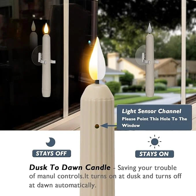 Velas de ventana GlowLuxe — Veladas acogedoras sin esfuerzo