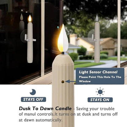 Velas de ventana GlowLuxe — Veladas acogedoras sin esfuerzo