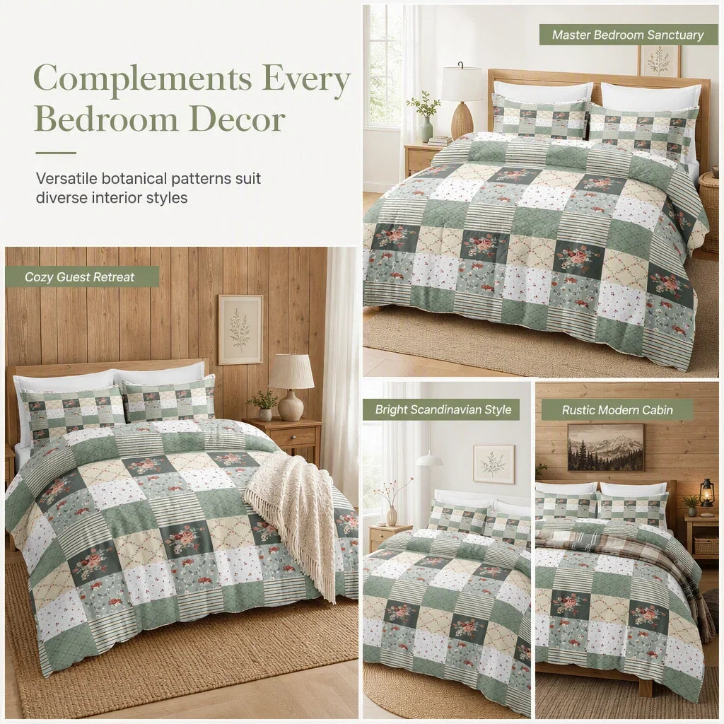 LumaLuxe Floral Bedding — Sleep Wrapped Bliss