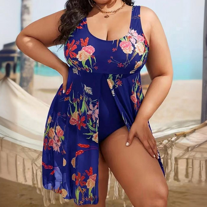 Isabella — Shape-Sculpting Swim Dress with Bust Support