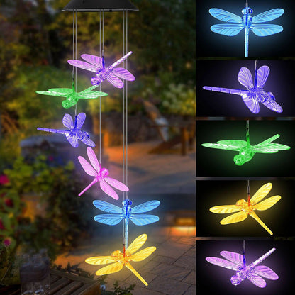 DuskGlow Solar Wind Chimes — Effortlessly Create Evening Ambiance