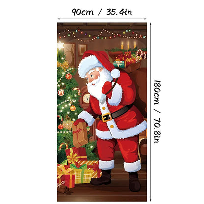 Holiday Door Cover — Instant Festive Joy