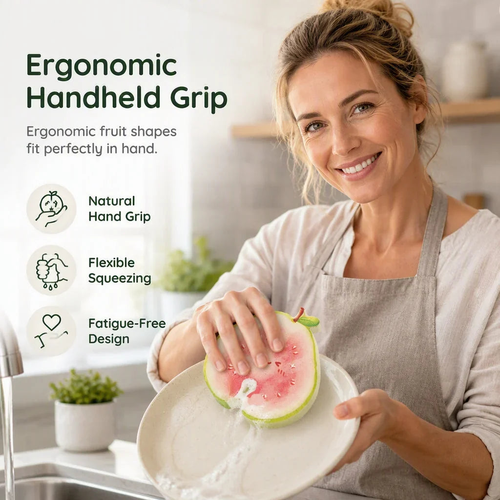 FruitBurst Sponge — Effortless Clean, Happy Hands