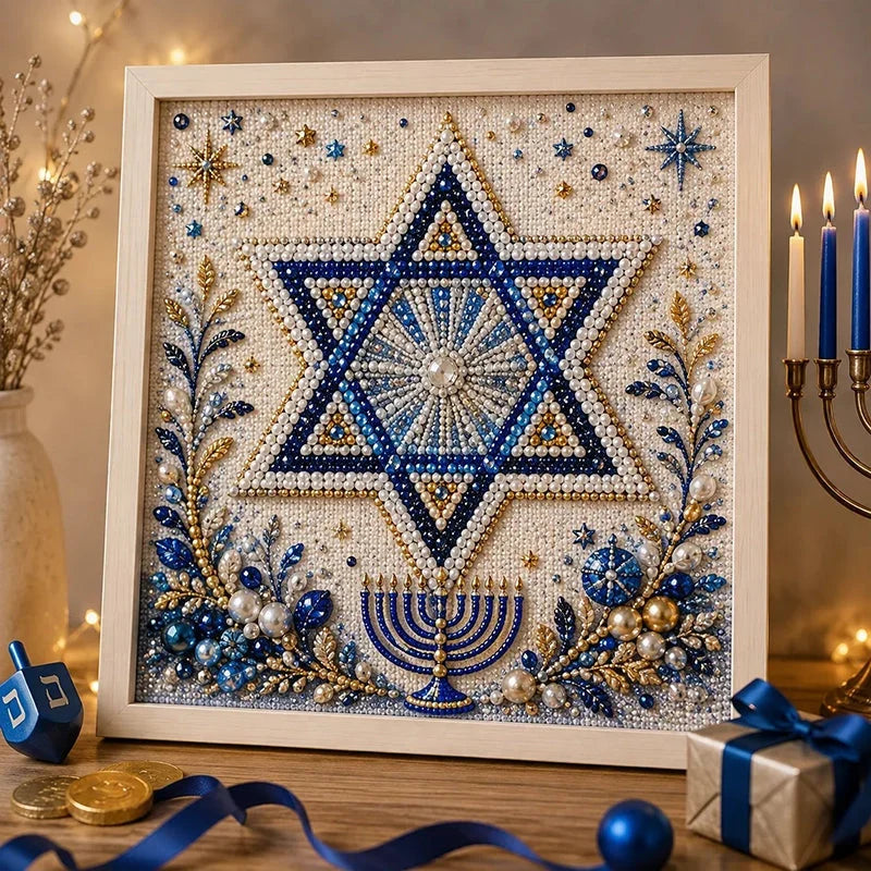LumaShine Hanukkah Bead Art — Craft Sparkling Joy