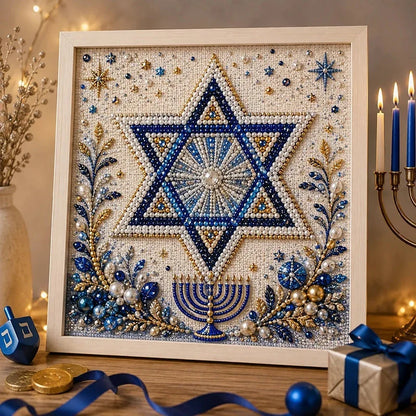 LumaShine Hanukkah Bead Art — Craft Sparkling Joy