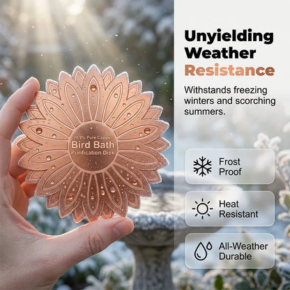 LumaPure Copper Disk — Pure Water, Happy Birds