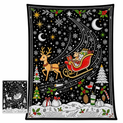 MerryMuse Coloring Blanket — Spark Family Creativity