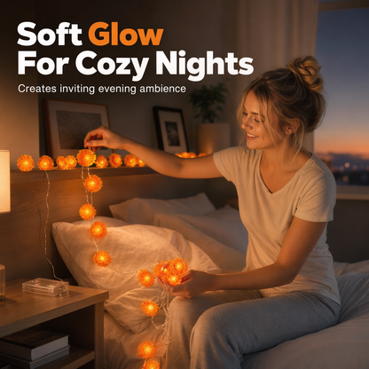 EmberBloom Marigold Lights — Cozy Glow, Instant Magic