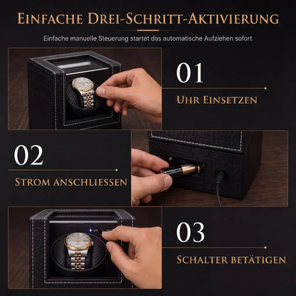 LuxLume Watch Winder — Keeps Time Perfectly