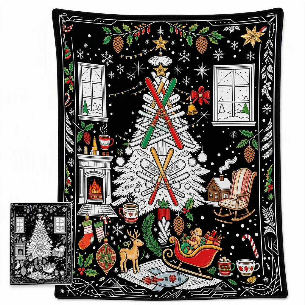 MerryMuse Coloring Blanket — Spark Family Creativity