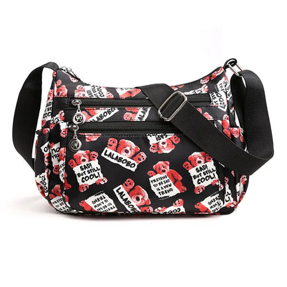 Sophie — Splash-Proof Nylon Crossbody Bag with Adjustable Strap
