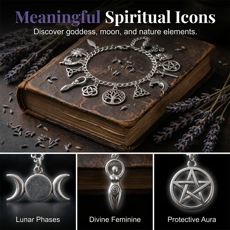SoulSage Charm Bracelet – Unleash Confidence, Calm, Strength
