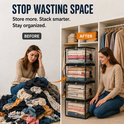ClearNest Storage Bags – Conquer Chaos, Find Calm
