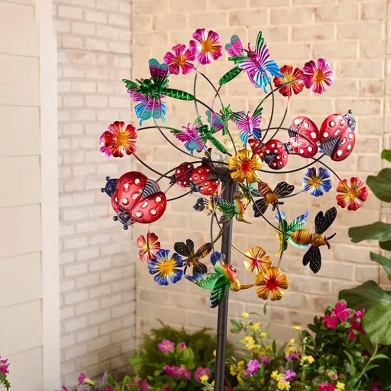 SolarSpin — Kinetic Garden Spinner | 50% OFF