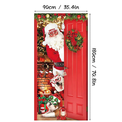 Holiday Door Cover — Instant Festive Joy