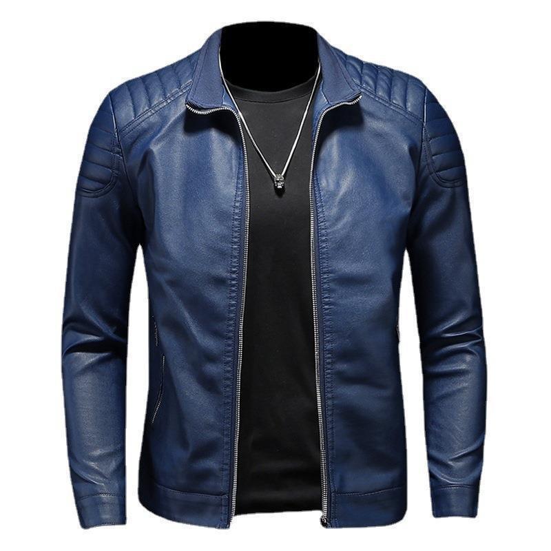 Carter — Lightweight Leather Jacket Men | 50% OFF