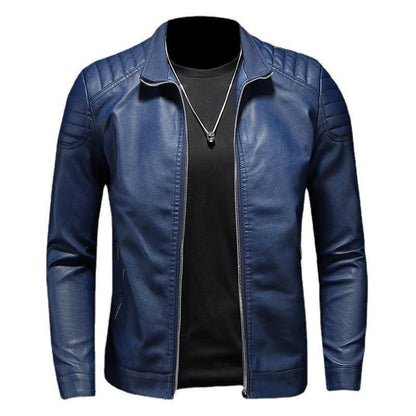 Carter — Lightweight Leather Jacket Men | 50% OFF