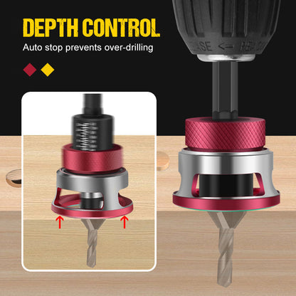WoodCountersink Pro Set — Refined Countersink Drill Bits | 50% OFF