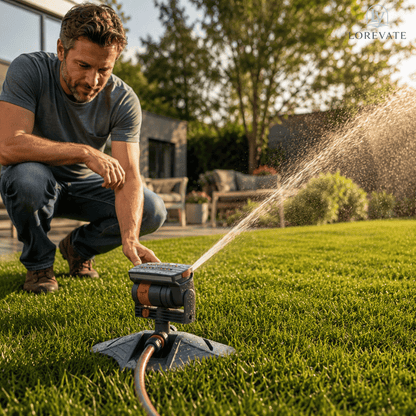 AquaVerve — Adjustable Oscillating Lawn Sprinkler | 50% OFF