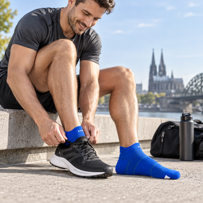 Miles — Unisex Athletic Ankle Socks | 1+1 FREE