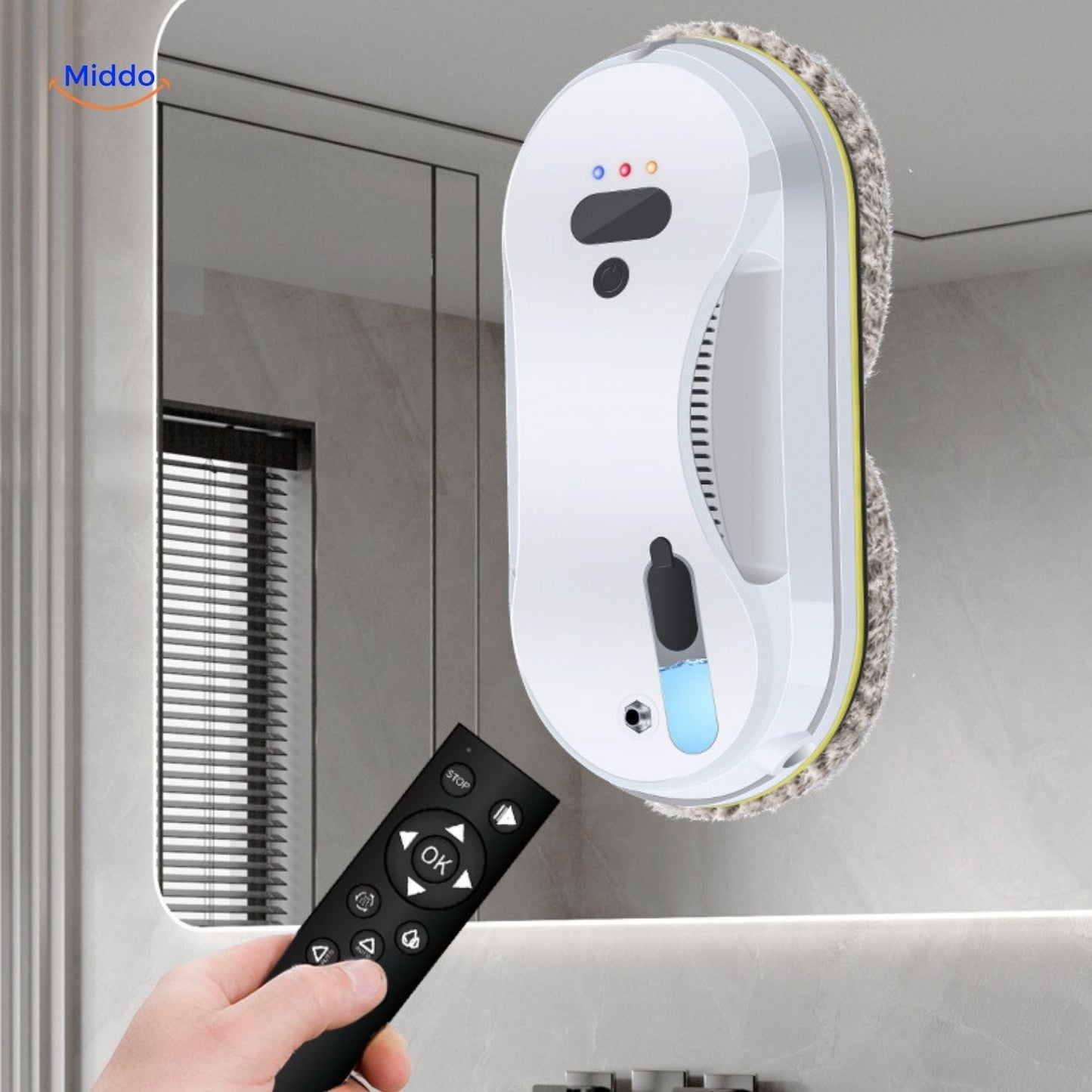 CleanSweep Window Robot — Effortlessly Sparkling Clean Surfaces