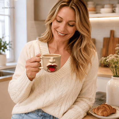 LipLark — Playful 3D Tongue Ceramic Mug | 50% OFF