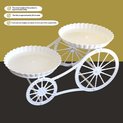 EleganceRack — Two-Tier Dessert Stand | 50% OFF