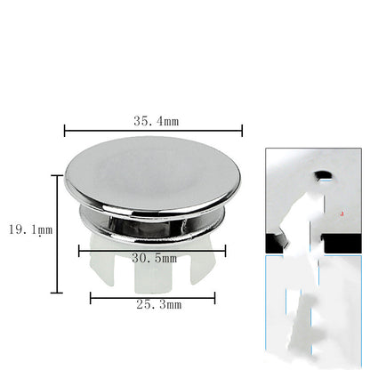 SinkRing — Copertura cromata per troppopieno del lavandino | SCONTO DEL 50%