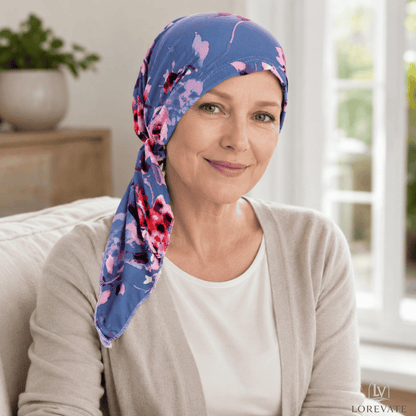 Ava — Floral Pre-Tied Headband | 50% OFF