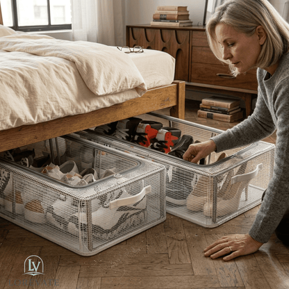 StrideBox — Transparent Shoe Organizer | 1+1 FREE