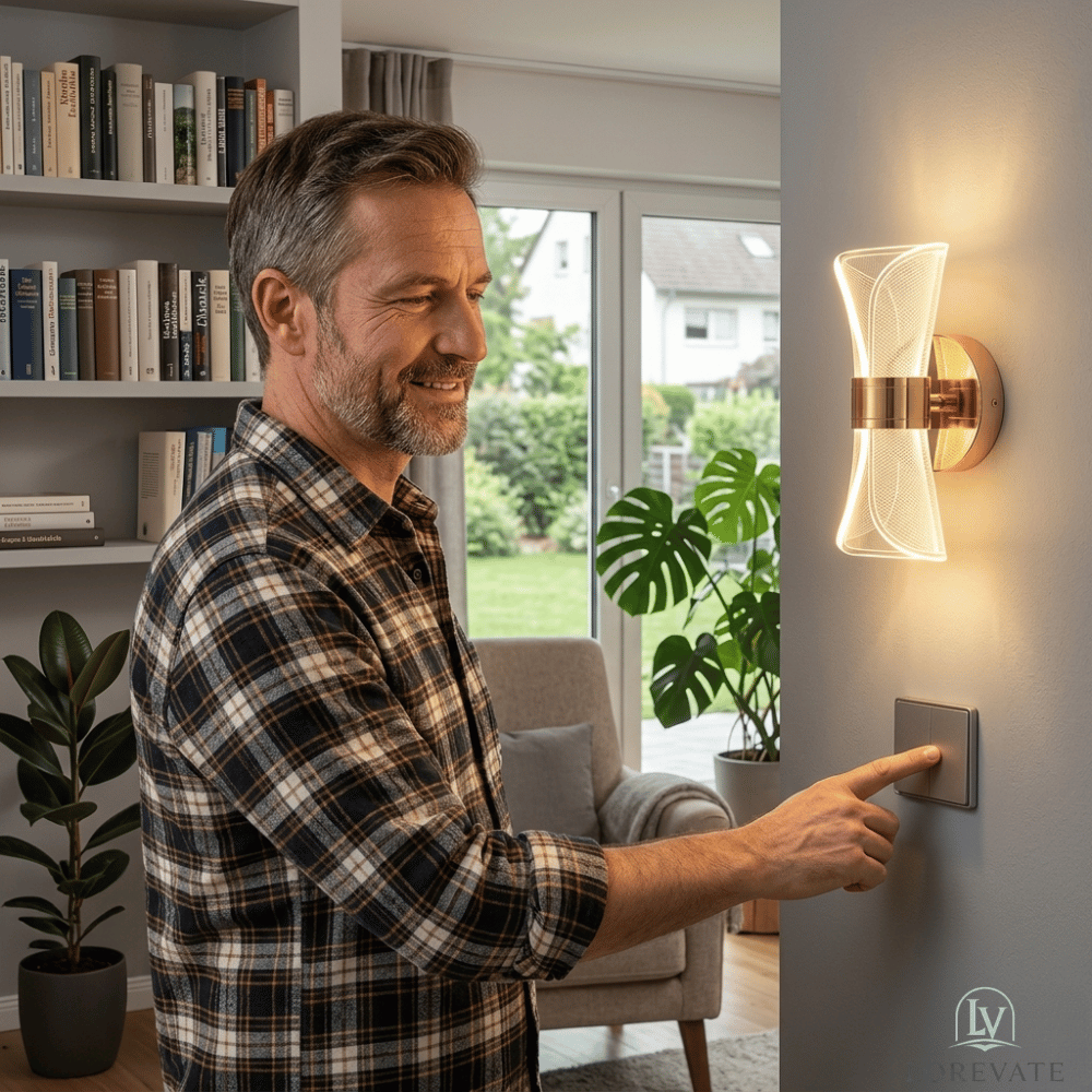 LumaAura — Designer LED Wall Light | 50% OFF