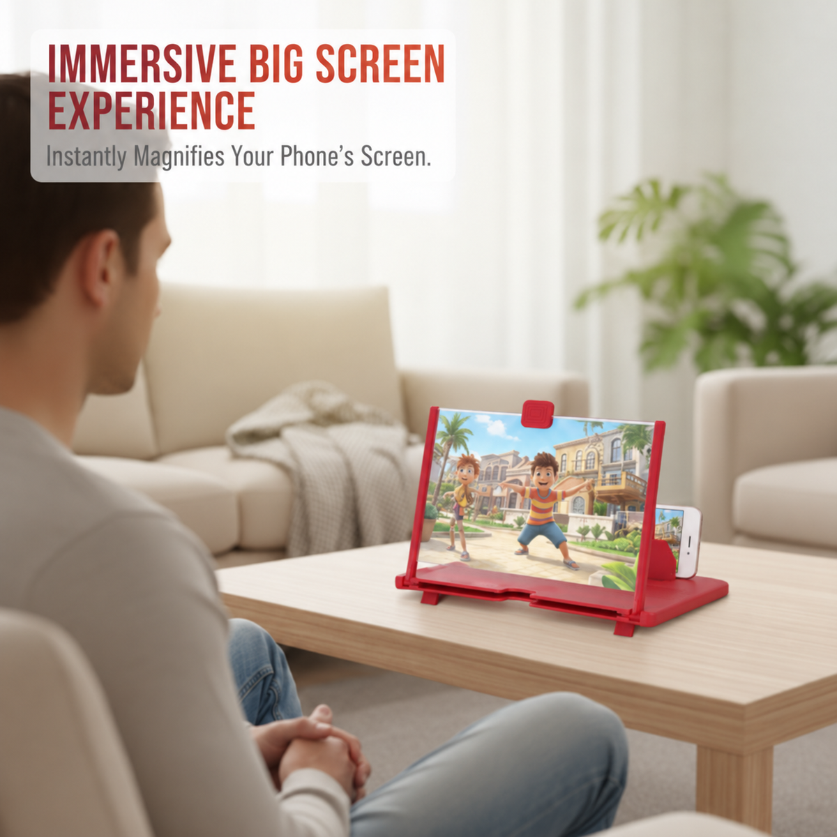 LumiVista — Foldable Phone Screen Magnifier | 50% OFF