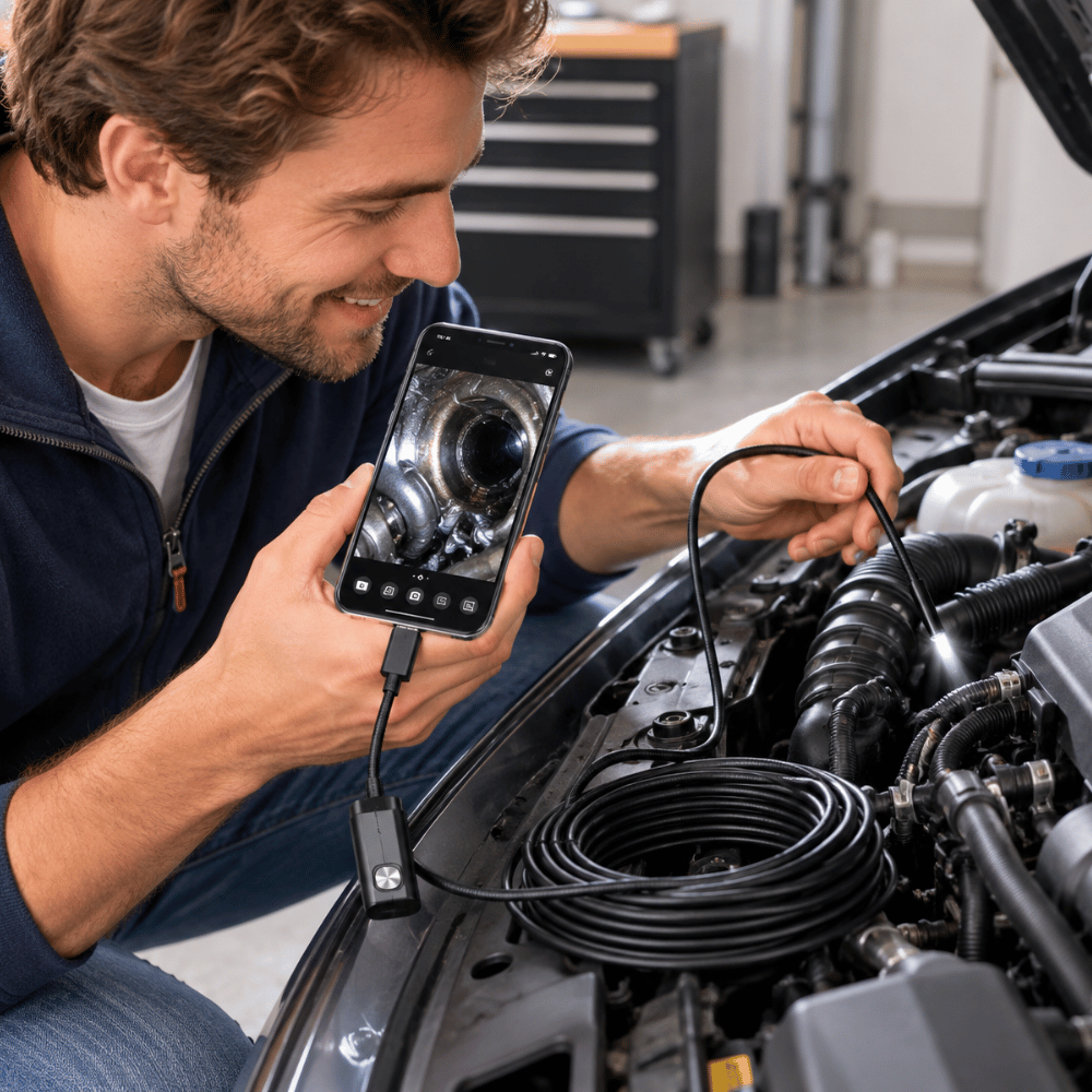 VisionTrail Pro — HD Inspection Endoscope Camera | 50% OFF