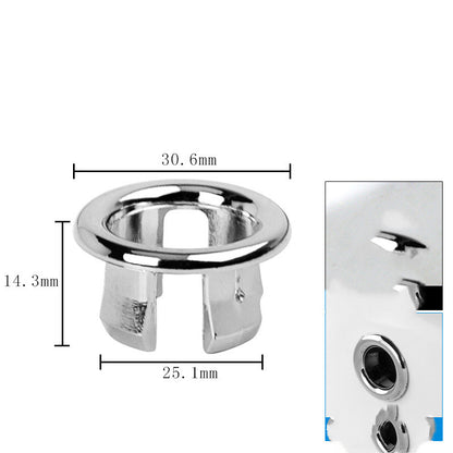 SinkRing — Copertura cromata per troppopieno del lavandino | SCONTO DEL 50%