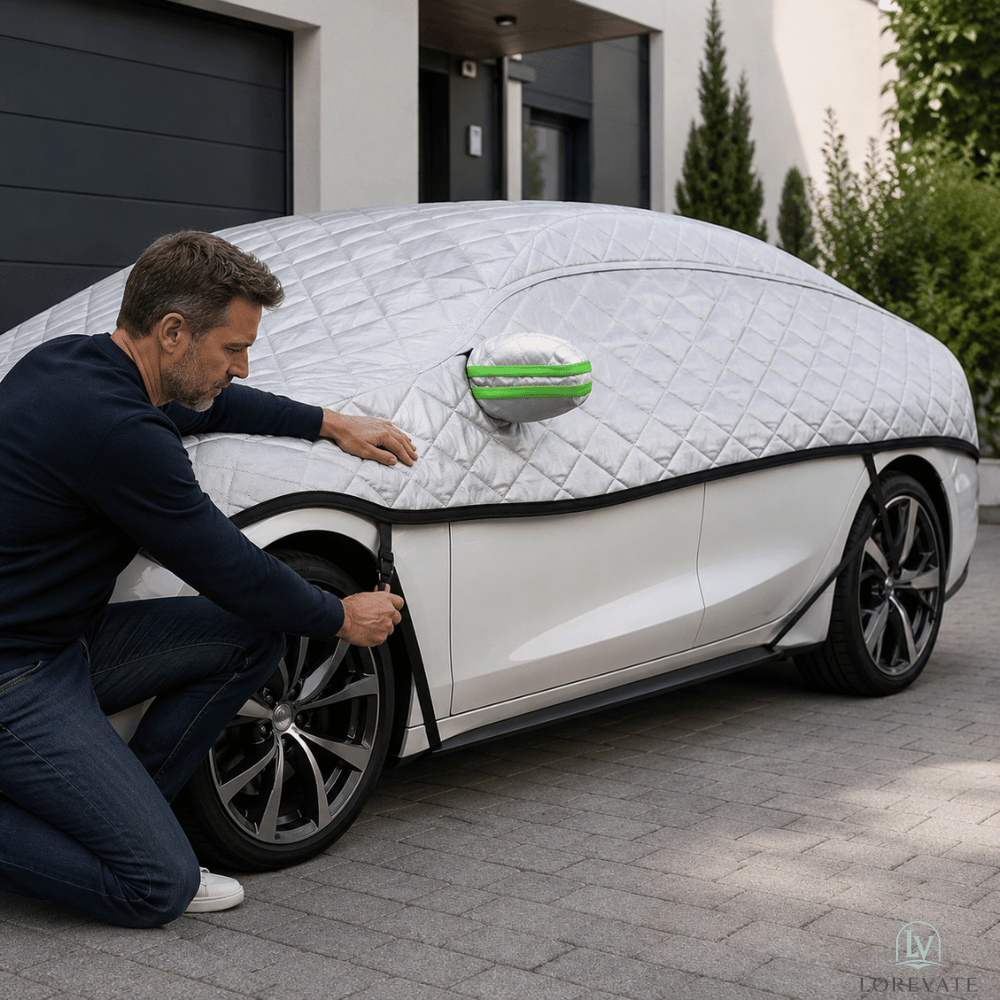 ShieldGuard — Half Car Cover for Your Vehicle | 50% OFF
