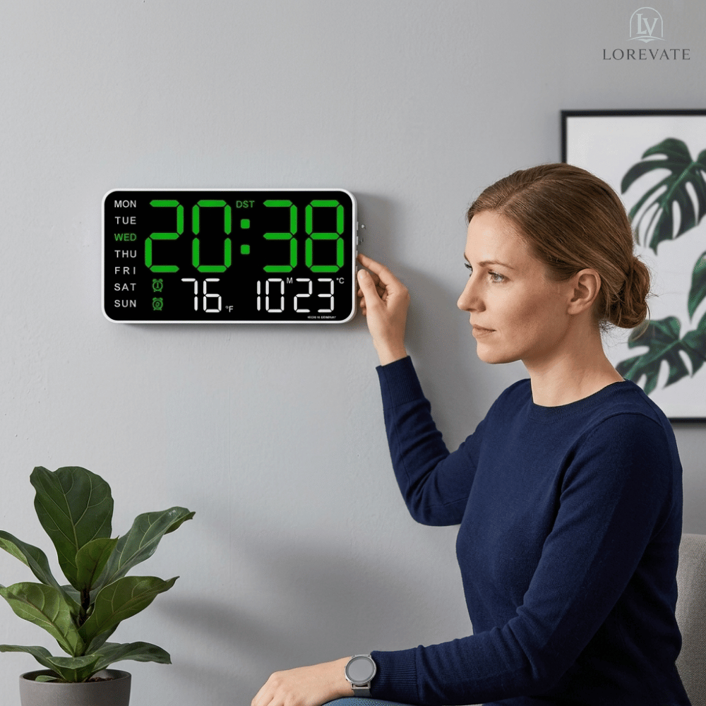 LumiVista — LED Smart Clock | 50% OFF