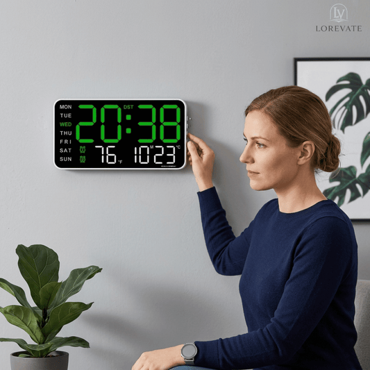 LumiVista — LED Smart Clock | 50% OFF