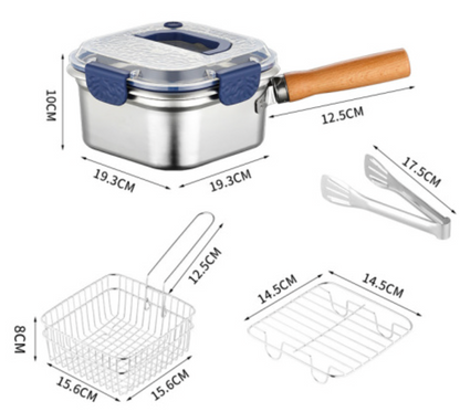 CrispSure Square Deep Fryer — Healthier, Crispy, Fresh
