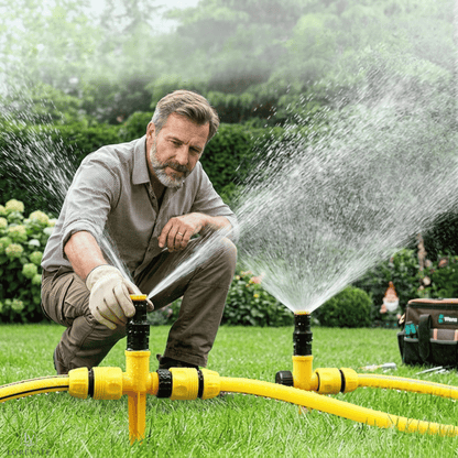 AquaGlide — 360° Garden Sprinkler | 1+2 FREE