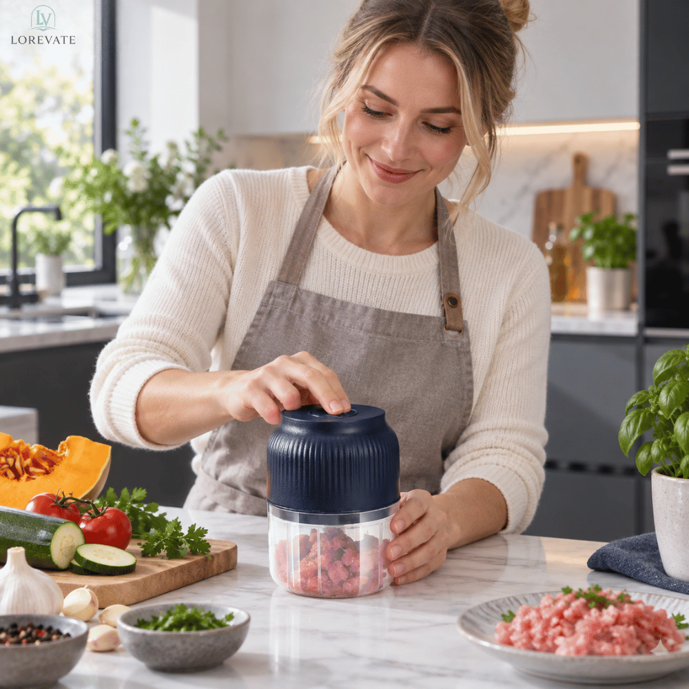 SwiftSlice — Portable USB Mini Food Chopper | 50% OFF