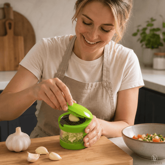 GarlicPrep — Odor-Free Garlic Press | 1+1 FREE