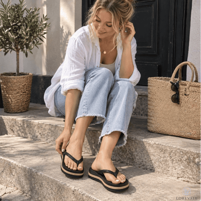 Maria — Braided Platform Summer Sandals | 50% OFF