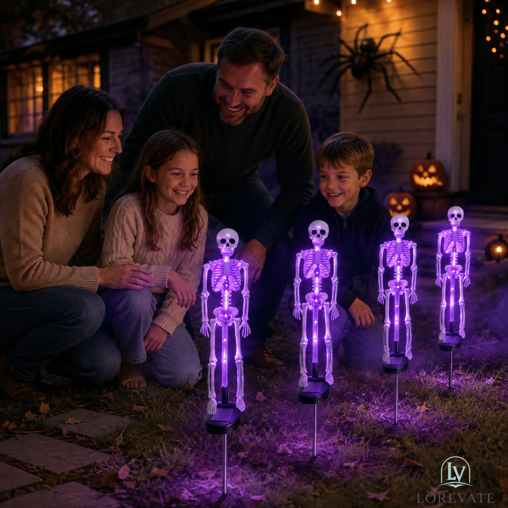 GlowPhantom — Solar Skeleton Halloween Stake Light | 50% OFF