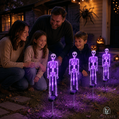 GlowPhantom — Solar Skeleton Halloween Stake Light | 50% OFF
